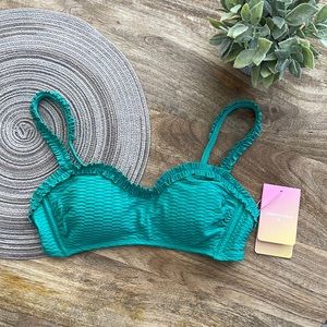 Stoney Clover x Target Green Bikini Top NWT